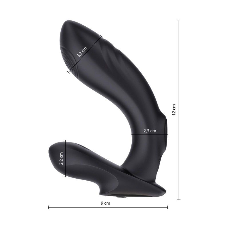 Masażer sex stymulator prostaty 10+5 trybów 12 cm